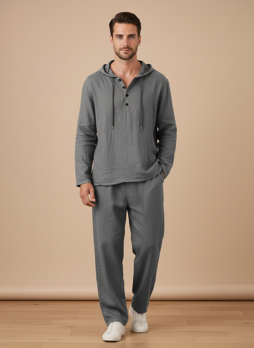 Completo Lino Uomo Stile Riviera